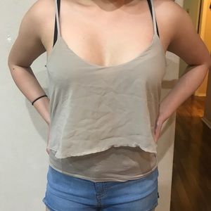 Nude Babydoll tank top
